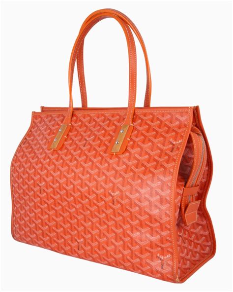 bolsa goyard laranja